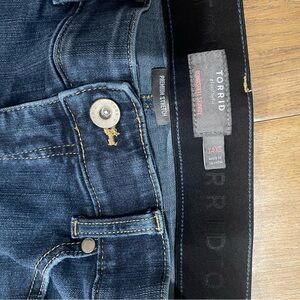 Torrid Blue Skinny Jeans 14 Extra Short